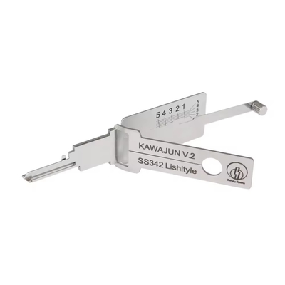 주문 Lishi 2in1 Residential Civilian tools Lock Cylinder Opening Tool(SS342) Reader for japan KAWAJUN Locksmith Tools 온라인 제조