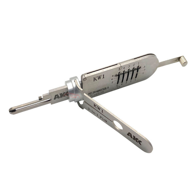 KW1 2-IN-1 PICK 열 스틸 잠금 픽 세트 단일 패키지 고품질